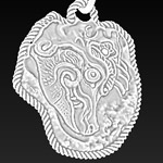 Barong Bangkal Bali Bronze Pendant