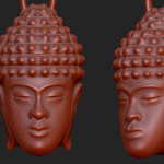 Bronze Buddha Meditation Pendant