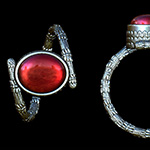 Gems Spiral Rings